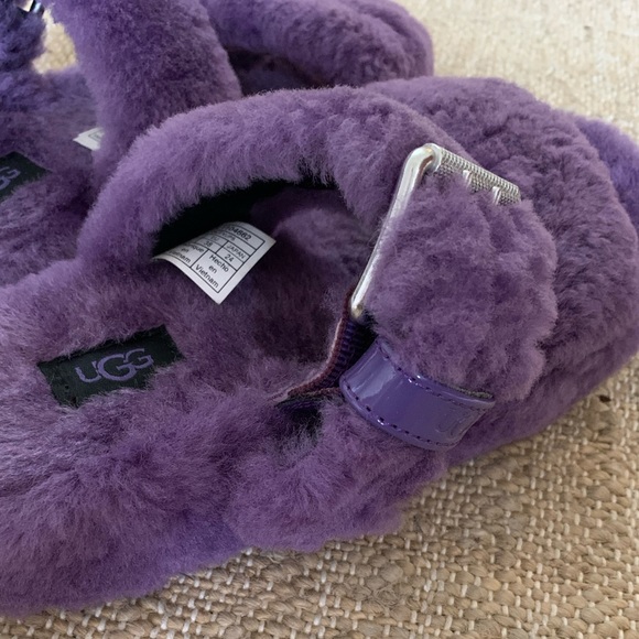 UGG Fuzz Yeah Sandals in Violet Bloom - Picture 3 of 8